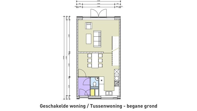 Geschakelde woning / Tussenwoning