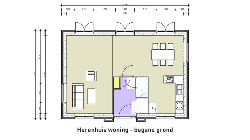 Herenhuis woning