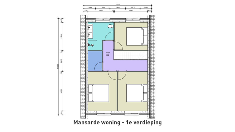 Mansarde woning