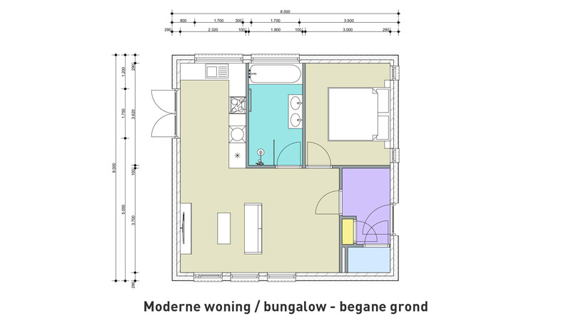 Moderne woning / Bungalow