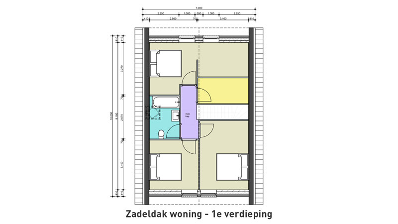 Zadeldak woning