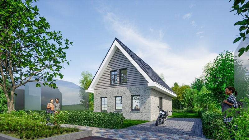 Zadeldak woning