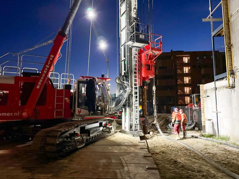 Start woning Muiderlaan, Centrumeiland IJburg te Amsterdam