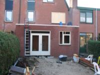 Aanbouw achter woning