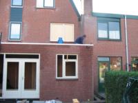 Aanbouw achter woning