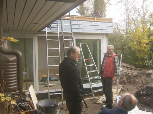 Aanbouw tuinkamer aan woning