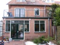 Aanbouw achter woning