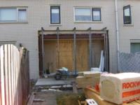 Aanbouw achter woning