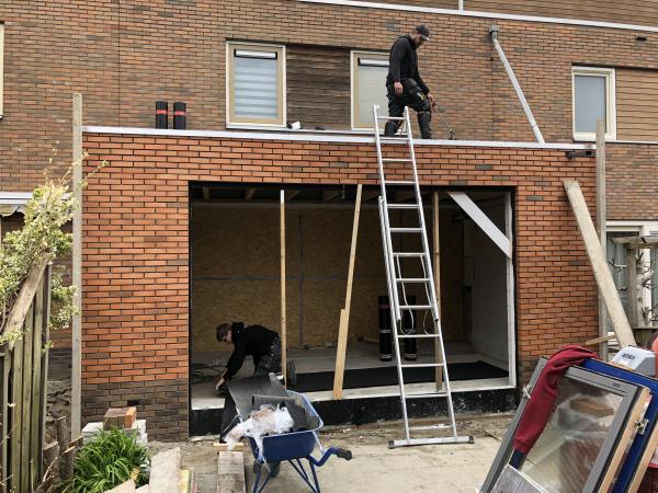 Aanbouw woning