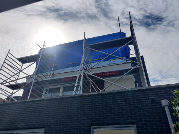 Dakopbouw op woning