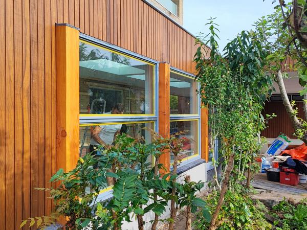 Aanbouw aan woning en buitenberging