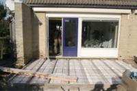 Aanbouw achter woning