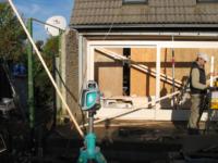 Aanbouw achter woning