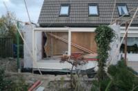 Aanbouw achter woning