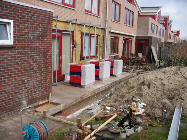 Aanbouw aan achterzijde woning