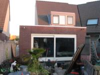 Aanbouw aan achterzijde woning