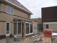 Aanbouw aan achterzijde woning