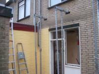 Aanbouw aan achterzijde woning met lichtstraat