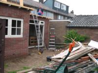 Aanbouw aan achterzijde woning