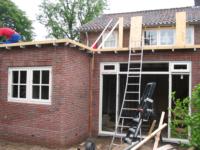 Aanbouw aan achterzijde woning