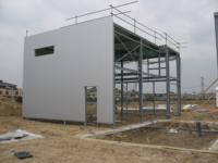 Nieuwbouw kantoor met loods