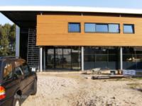 Nieuwbouw kantoor met loods