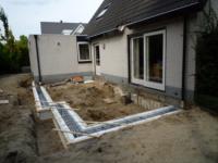 Aanbouw aan woning